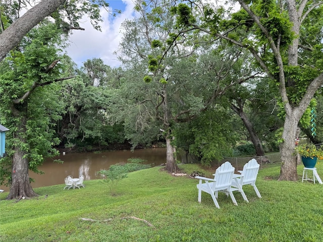 211 Southern Oaks Dr, Lake Jackson, TX 77566 - view of yard with a water view