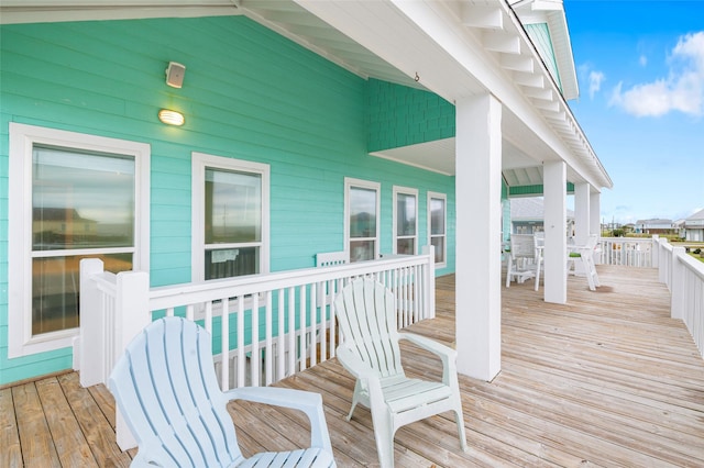 3347 Prides Way, Crystal Beach, TX 77650 - deck featuring outdoor dining space