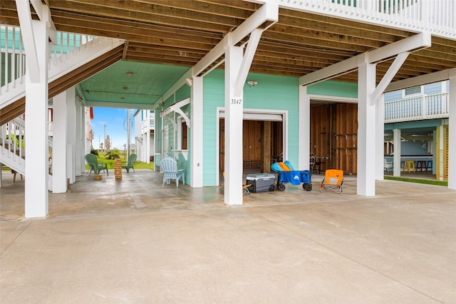 3347 Prides Way, Crystal Beach, TX 77650 - exterior space with stairway