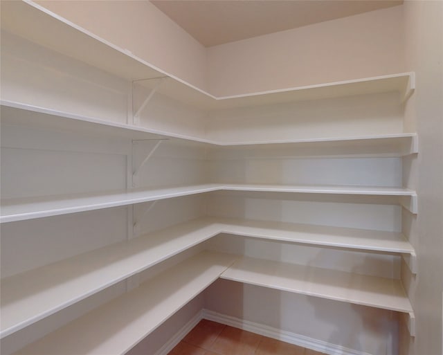 view of storage area