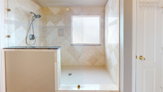 full bath featuring walk in shower