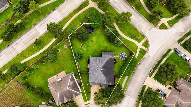aerial view of property's location featuring property boundaries highlighted
