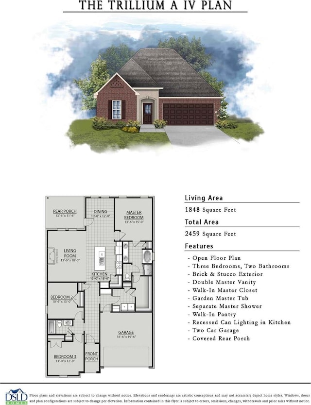 1575 Little Cypress Loop, Orange, TX 77632 - floor plan / room layout