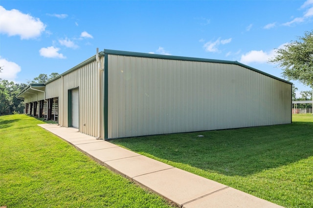 331 Moonshine Hill Rd, Houston, TX 77338 - view of pole building featuring a lawn