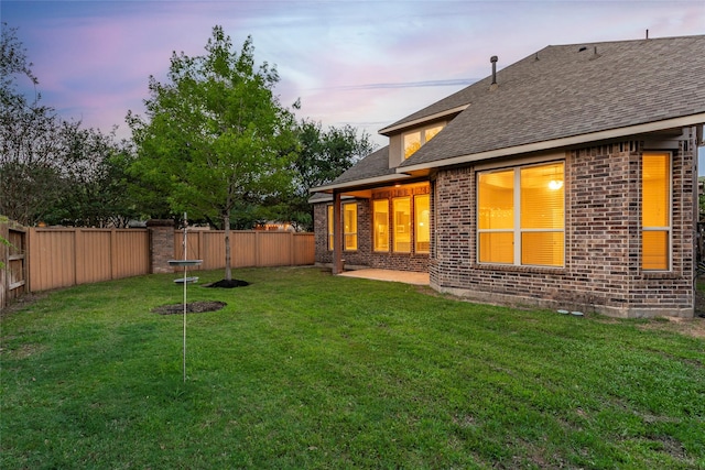 3302 Indigo Acres Ct, Katy, TX 77494 - view of yard featuring a fenced backyard and a patio area