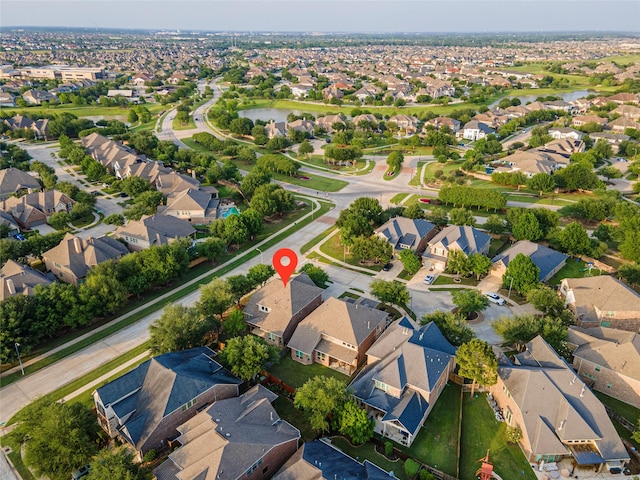 3302 Indigo Acres Ct, Katy, TX 77494 - birds eye view of property featuring a water view and a residential view