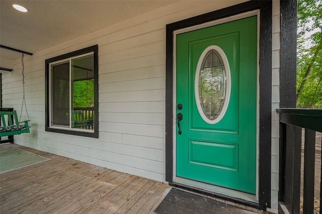 view of entrance to property