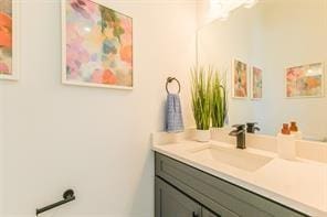 4921 Randon Rd, Houston, TX 77055 - bathroom featuring vanity