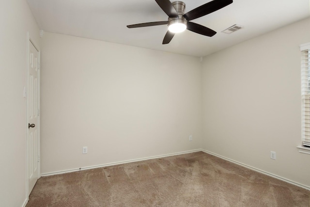 1318 Evermore Manor Ln, Houston, TX 77073 - unfurnished room with carpet flooring, a ceiling fan, and baseboards