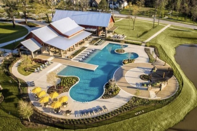 view of community pool