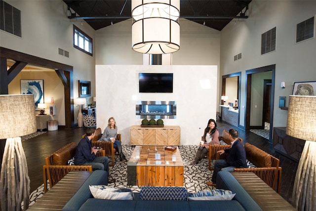lobby featuring visible vents