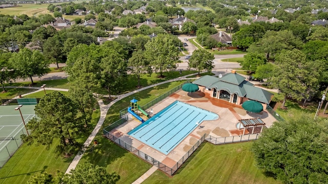 16511 Crystal View Ct, Houston, TX 77095 - bird's eye view
