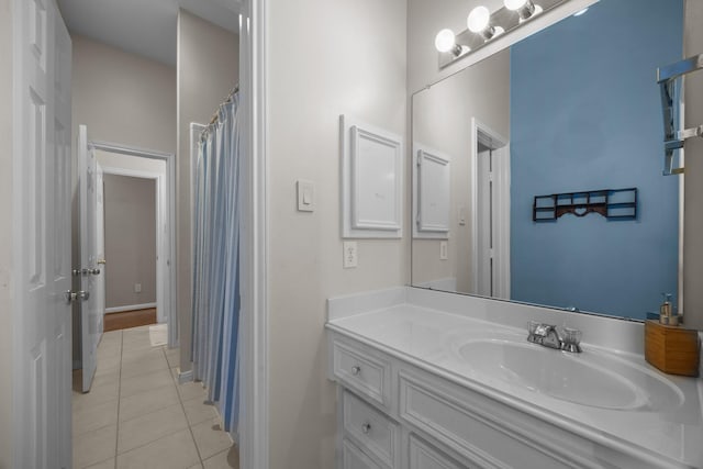 16511 Crystal View Ct, Houston, TX 77095 - bathroom featuring tile patterned flooring and vanity