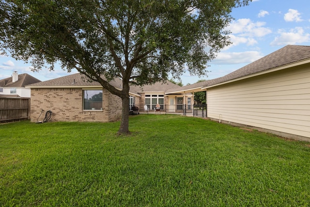 16511 Crystal View Ct, Houston, TX 77095 - view of yard featuring fence