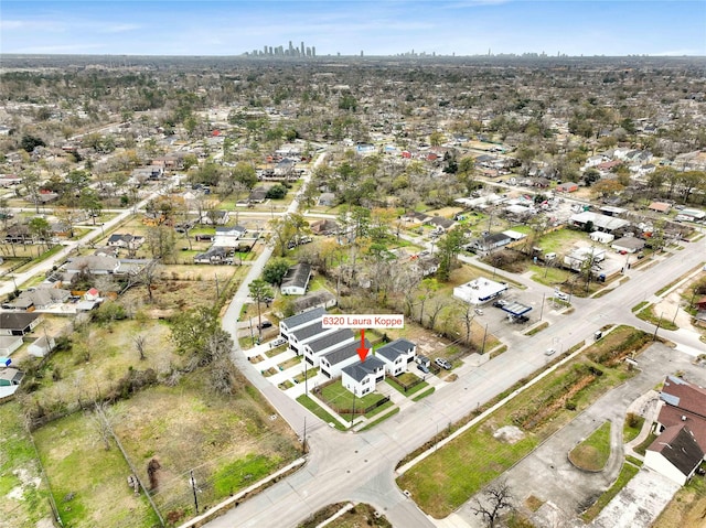 aerial view