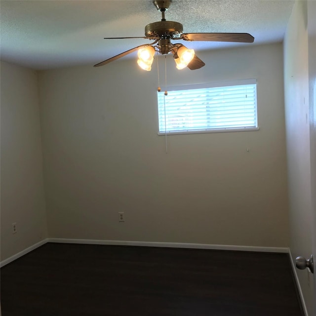 104 Bayside St, Livingston, TX 77351 - unfurnished room featuring baseboards, ceiling fan, and a textured ceiling