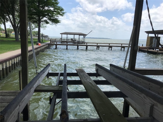 104 Bayside St, Livingston, TX 77351 - view of dock with a water view