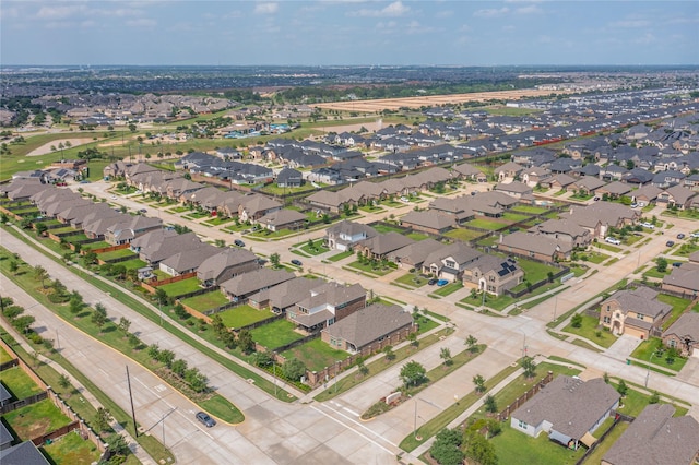 aerial view featuring a residential view