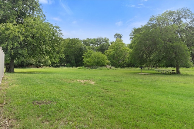 view of yard