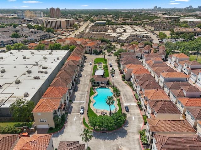 6107 S Arrowana Ln, Houston, TX 77036 - drone / aerial view of a pool