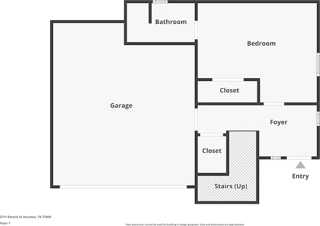 2707 Dennis St, Houston, TX 77004 - floor plan