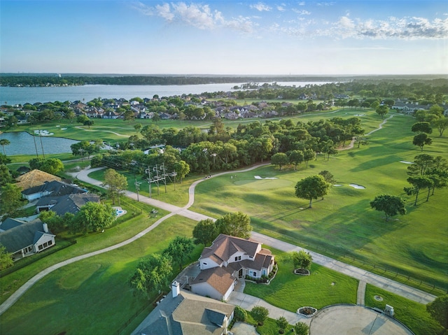 90 Greenview St, Montgomery, TX 77356 - aerial view of property and surrounding area with a large body of water, a golf club, and nearby suburban area