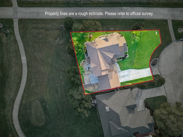 90 Greenview St, Montgomery, TX 77356 - aerial overview of property's location featuring property boundaries highlighted