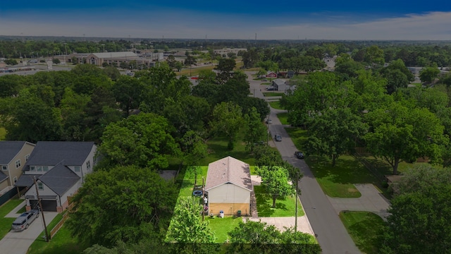 215 N Howard St, Tomball, TX 77375 - drone / aerial view