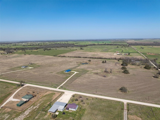 736 County Road 478, Lott, TX 76656 - aerial view with a rural view