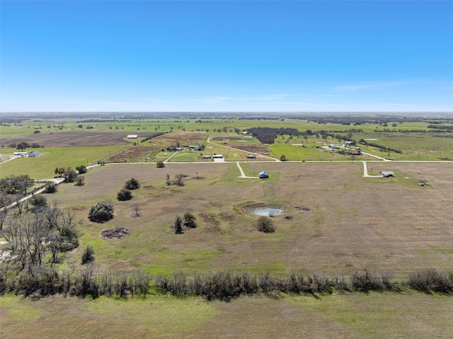 736 County Road 478, Lott, TX 76656 - drone / aerial view featuring a rural view