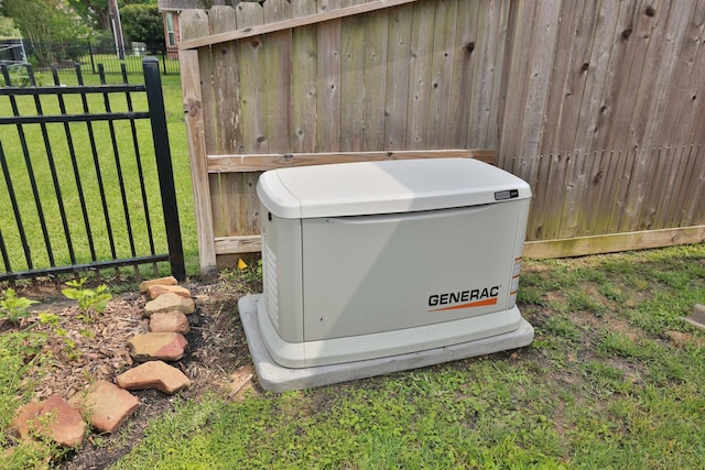 1314 Alexandra Park Dr, Spring, TX 77379 - exterior view of a power unit