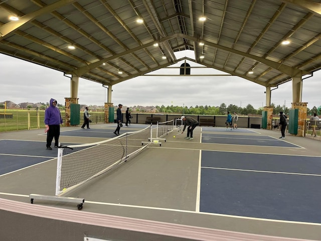 1314 Alexandra Park Dr, Spring, TX 77379 - view of tennis court featuring community basketball court