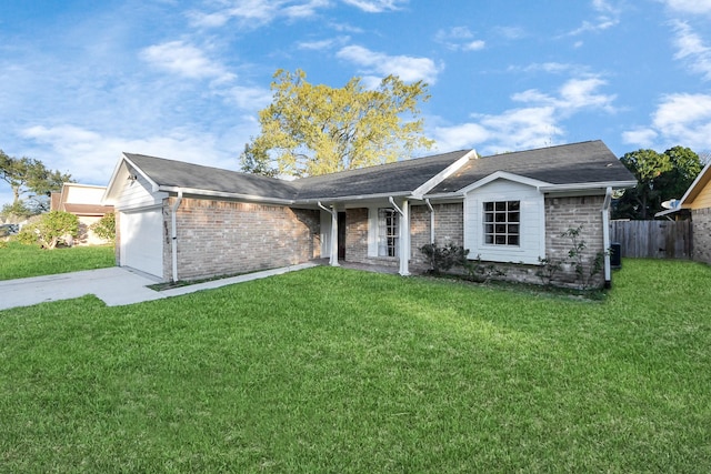 15030 Royal Shadows Dr, Houston, TX 77082 - single story home featuring brick siding, fence, a garage, driveway, and a front lawn