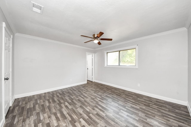 15030 Royal Shadows Dr, Houston, TX 77082 - empty room with wood finished floors, visible vents, and baseboards