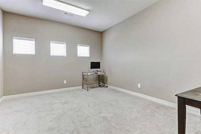 interior space with baseboards