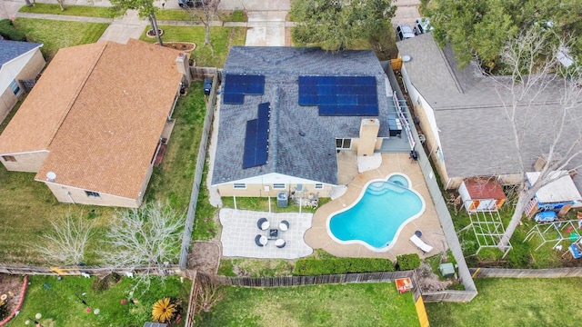 drone / aerial view