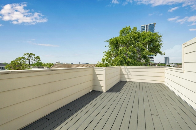 view of deck