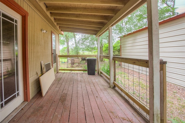 81 Westlake Rd, Trinity, TX 75862 - view of wooden terrace