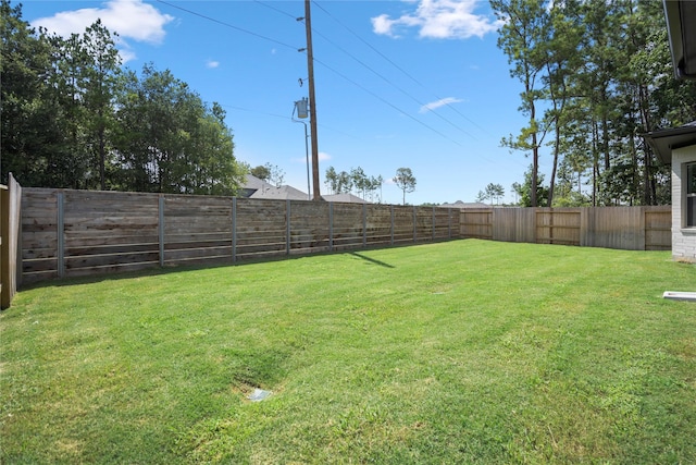 17335 Sunflower Petals Trl, Conroe, TX 77302 - view of yard with a fenced backyard