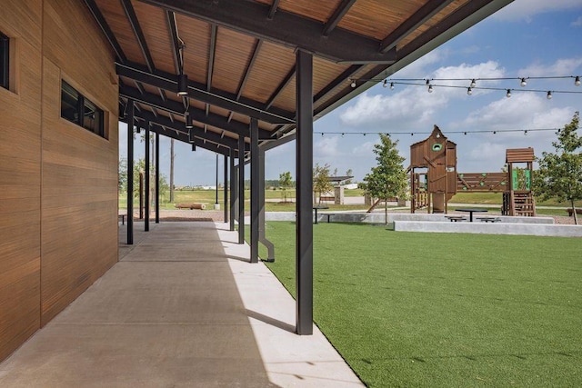 7703 Basil Ridge Dr, Cypress, TX 77433 - view of patio