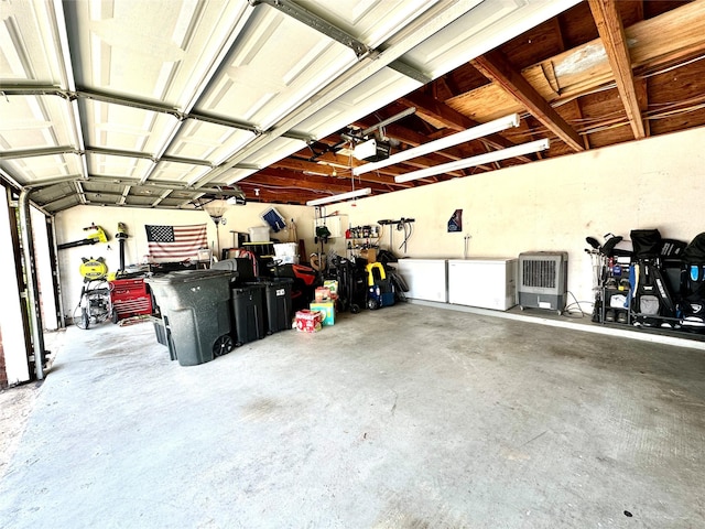 17022 Shadow Valley Dr, Spring, TX 77379 - garage featuring refrigerator