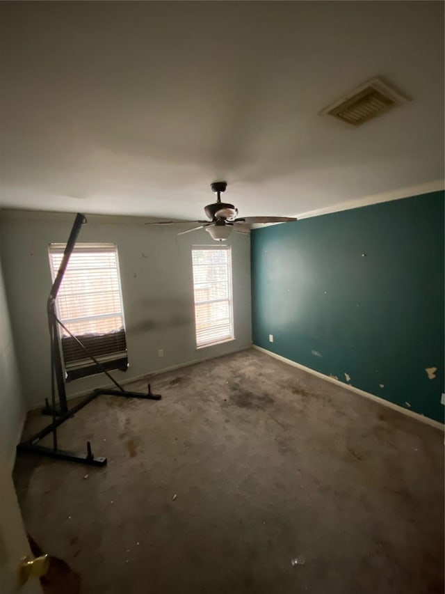 22006 Joshua Kendell Ln, Katy, TX 77449 - empty room featuring baseboards and ceiling fan