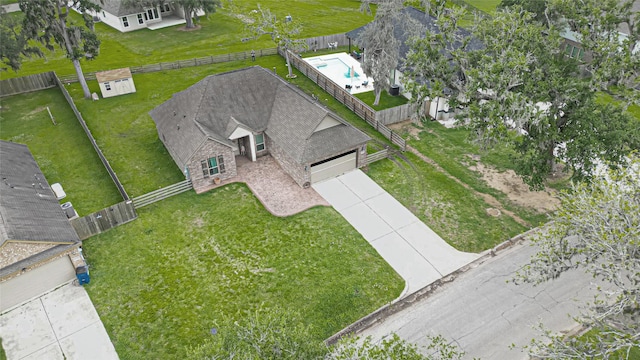 drone / aerial view