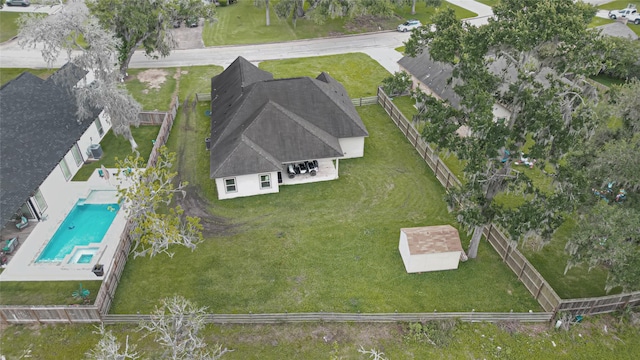 drone / aerial view