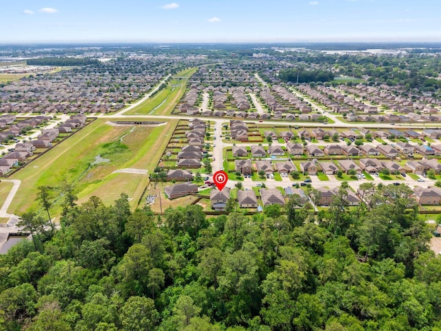 bird's eye view featuring a residential view