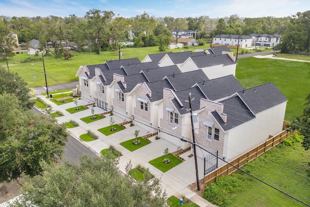 birds eye view of property featuring a residential view