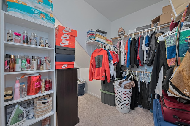 4807 Purple Wisteria Ln, Spring, TX 77373 - spacious closet with carpet flooring