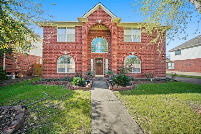 13823 Eldridge Garden Cir, Houston, TX 77083 - view of front of property with brick siding and a front yard