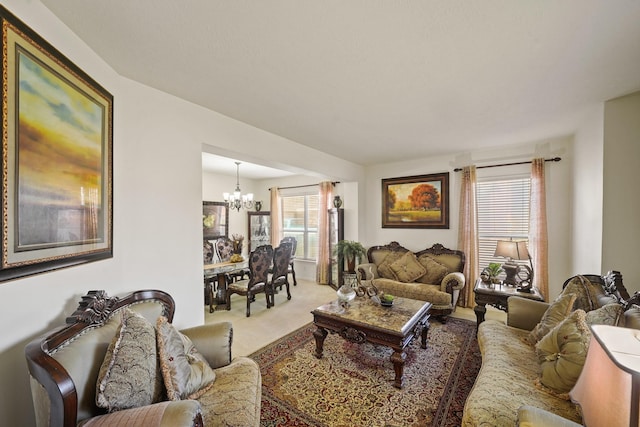13823 Eldridge Garden Cir, Houston, TX 77083 - carpeted living room with a chandelier