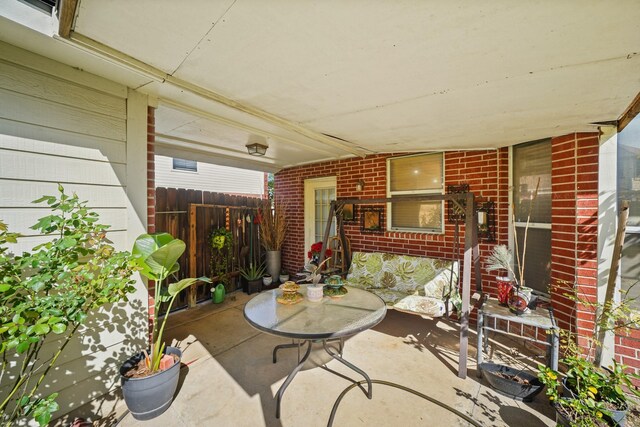 13823 Eldridge Garden Cir, Houston, TX 77083 - view of patio with fence